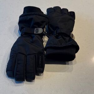 Scott Black  gore-Tex Insulated Winter Gloves with Wrist Strap med 5.5 new